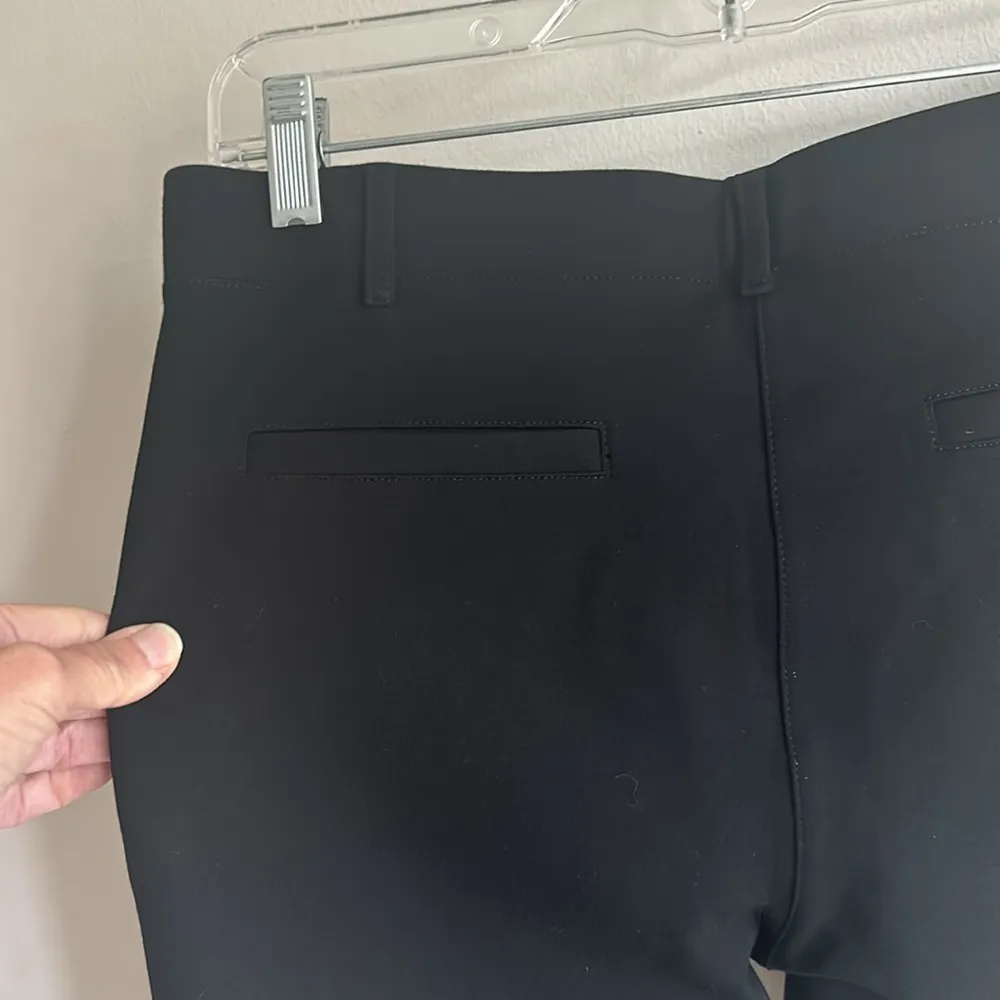 Betabrand Yoga Travel Office Classic Straight Leg Black Pant Size Medium Petite - Image 8