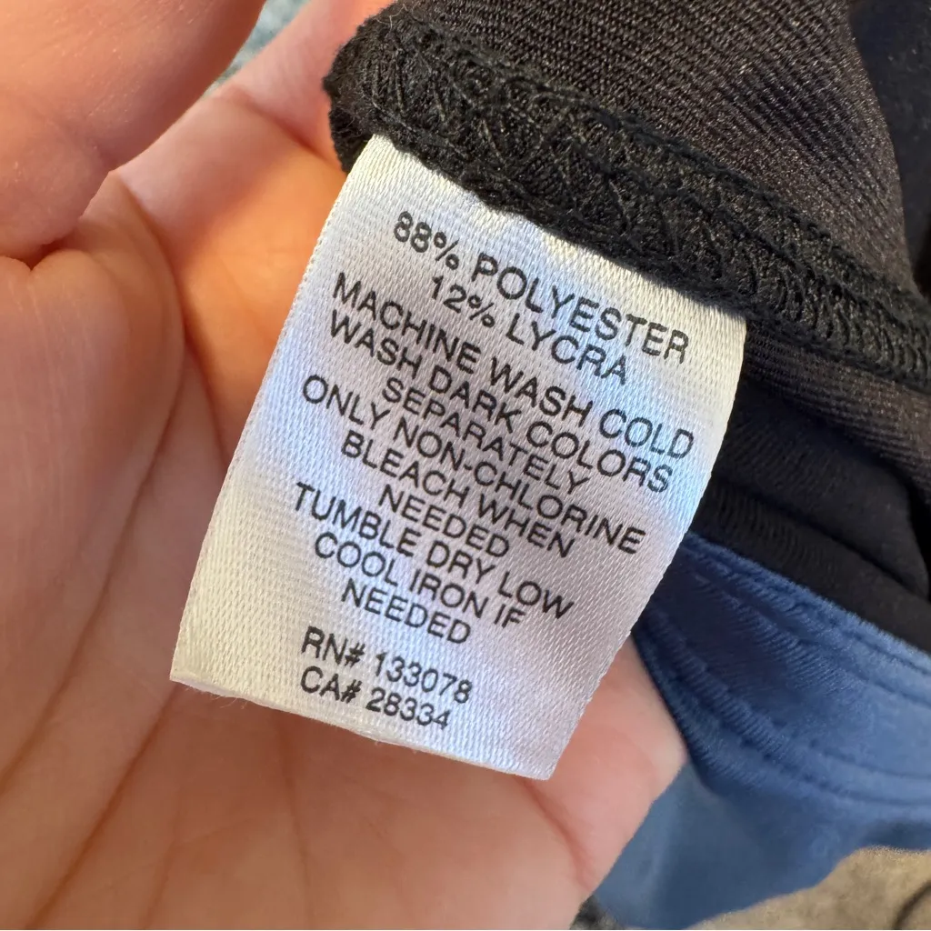 Lucky In Love Blue Black Mini Tennis Skort Skirt Womens L Golf Athletic Gorpcore Size L - Image 3