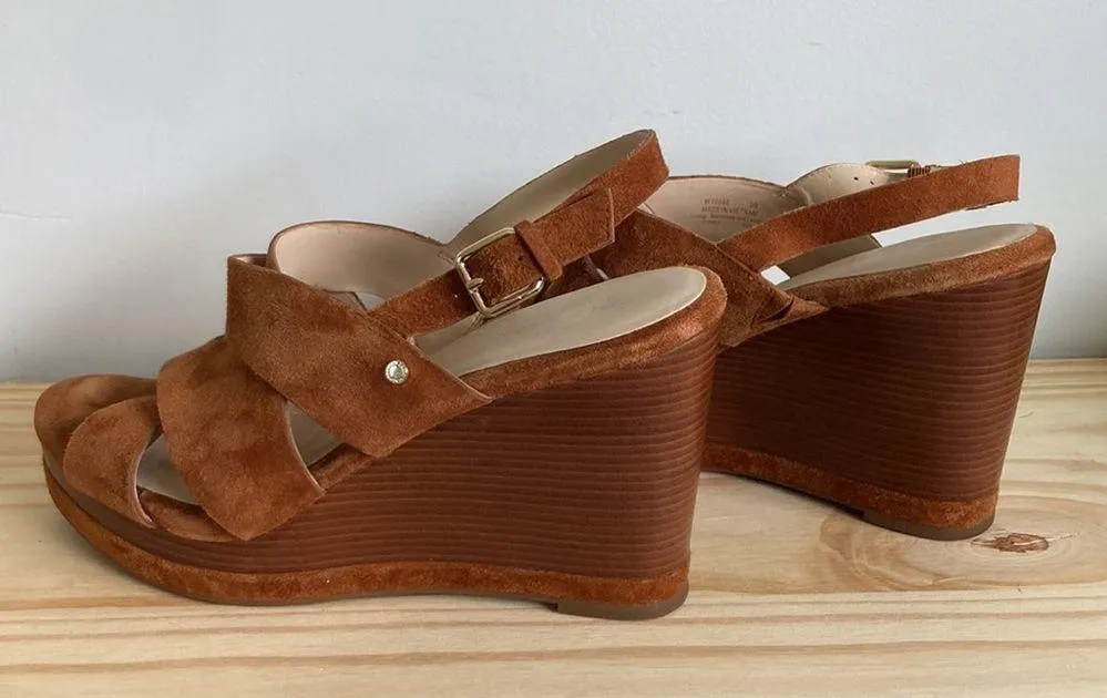 COLE HAAN |Grand Series Laci Suede Wedge SIZE 9B - Image 5