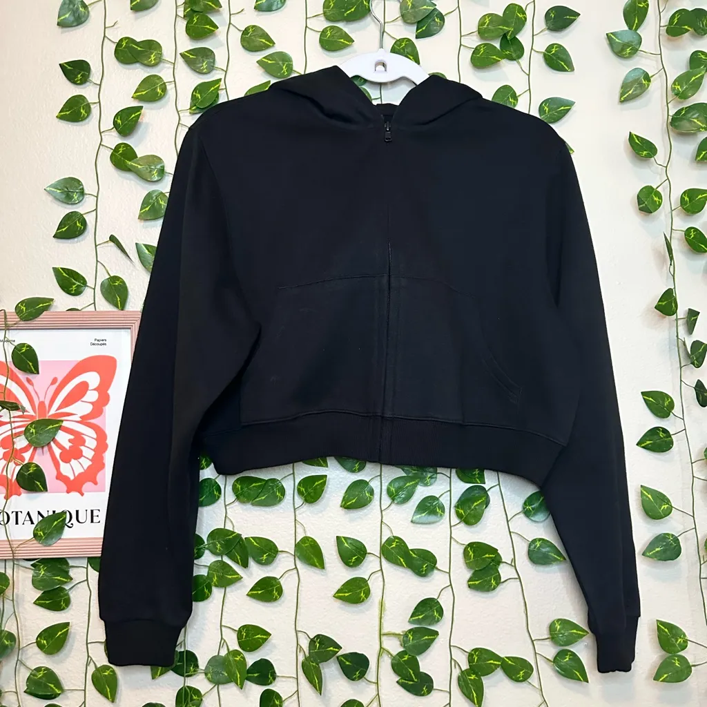 Women's Cropped Hoodie Jacket skims XL new with tags - Image 2