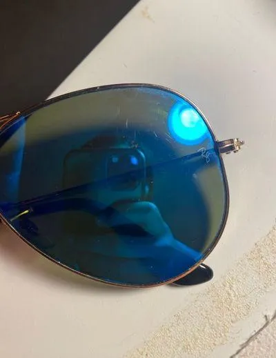 Mirrored Aviator Sunglasses - Image 2