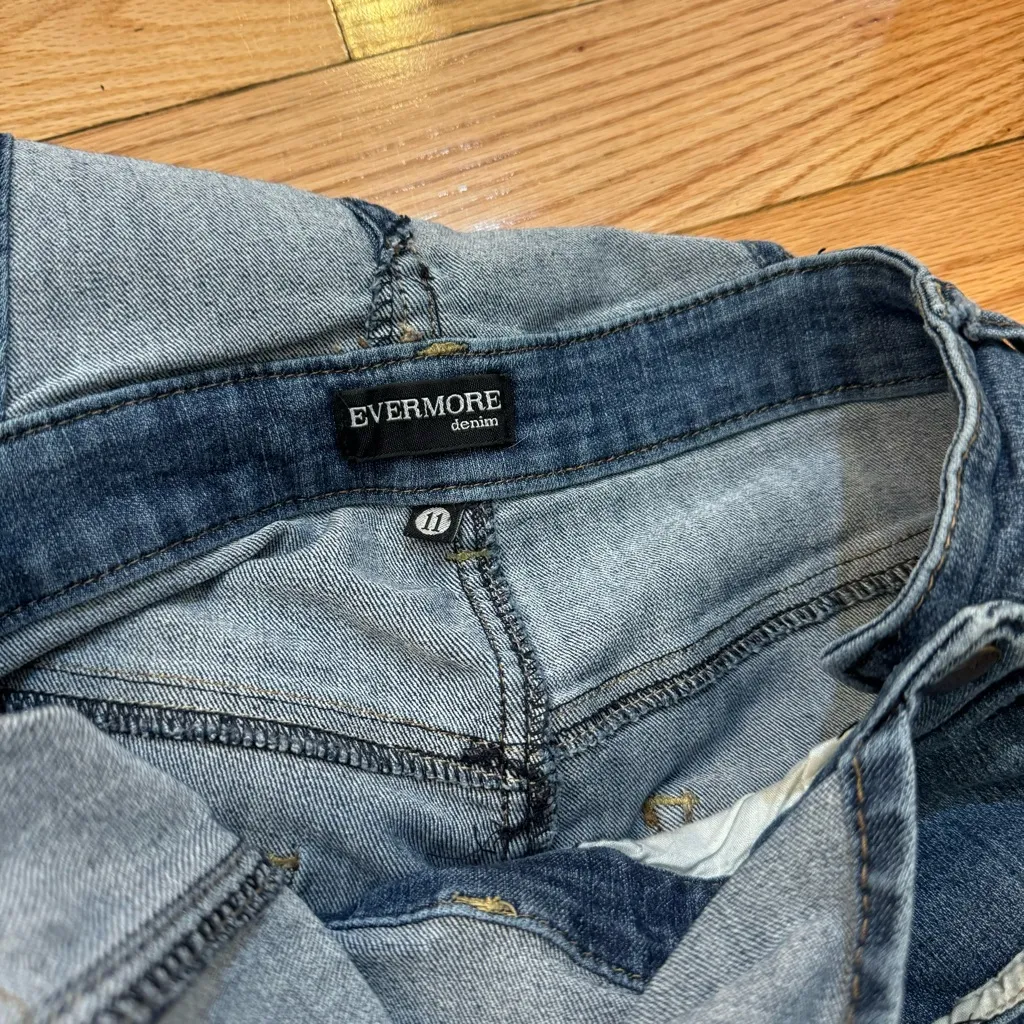 Evermore Denim Woman’s Overalls Blue Size 11 - Image 7