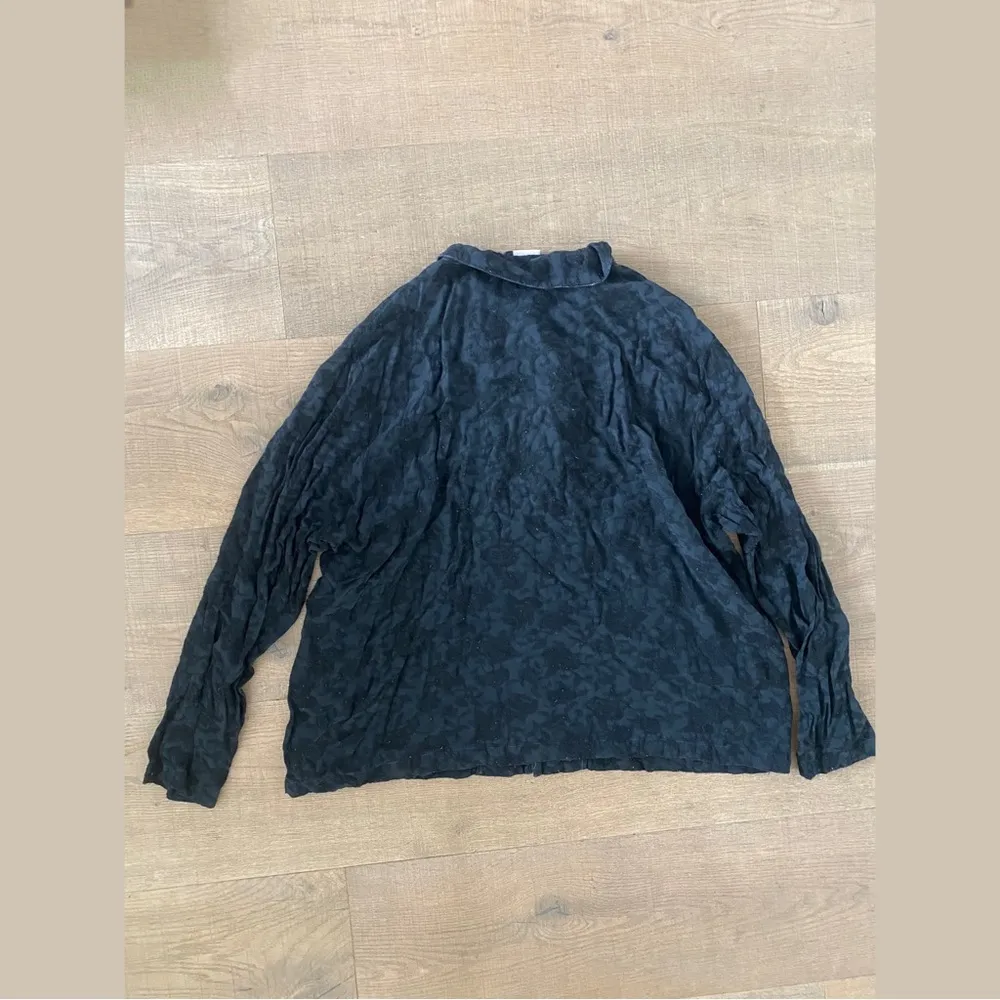 CP Shades  black long sleeve button down shirt - Image 7