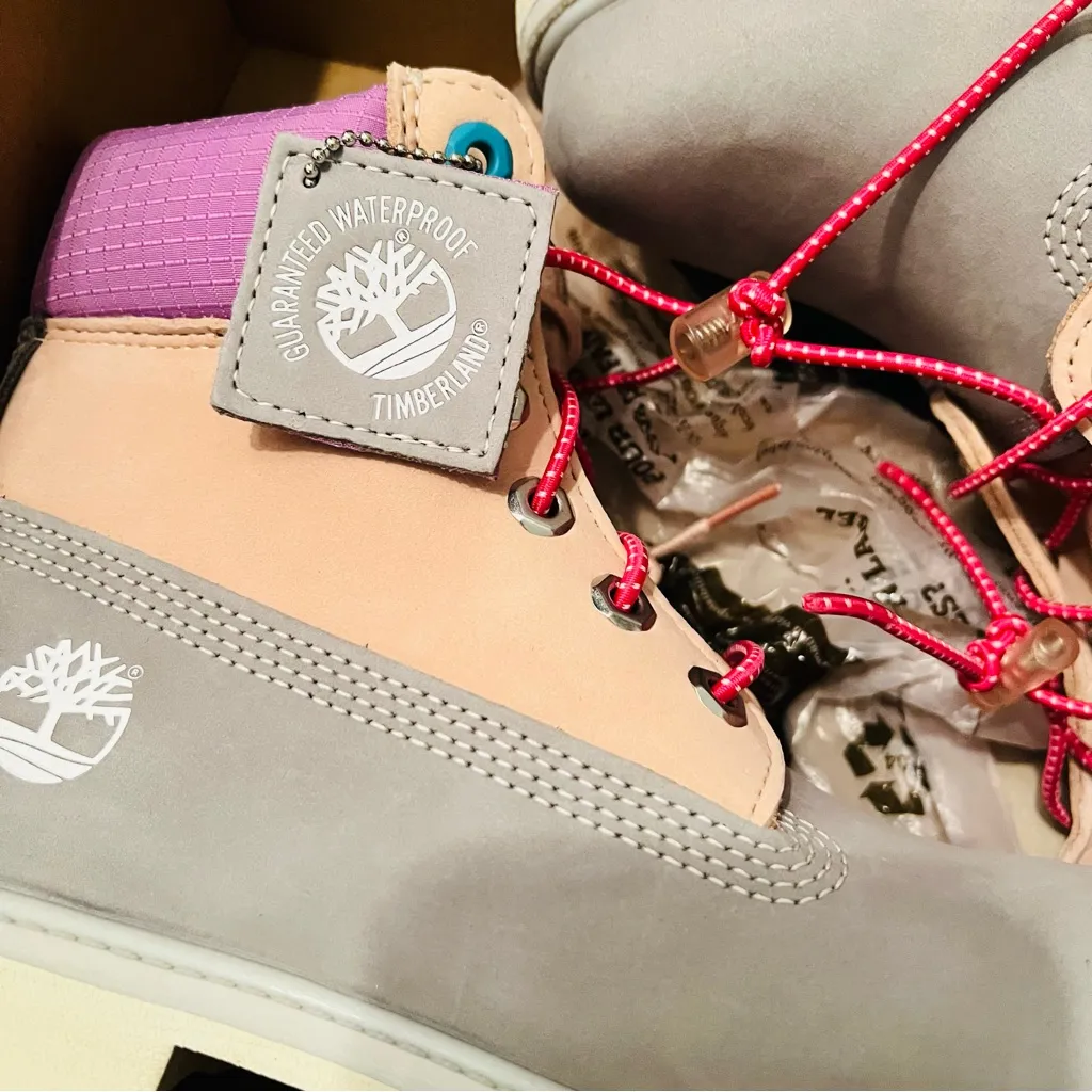 Timberland Premium Waterproof Grey Nubuck Boots - Image 13