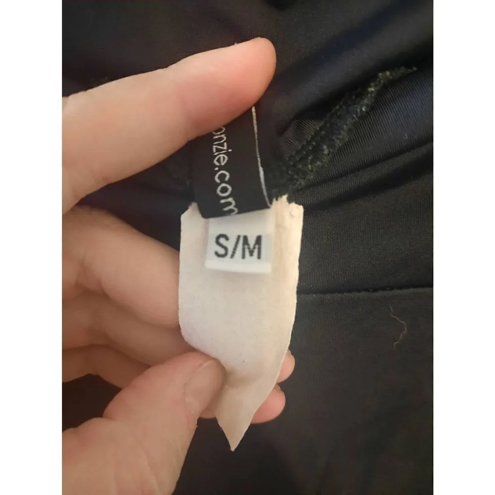 ONZIE S/M Black Crop Athletic Workiut Legging - Image 4