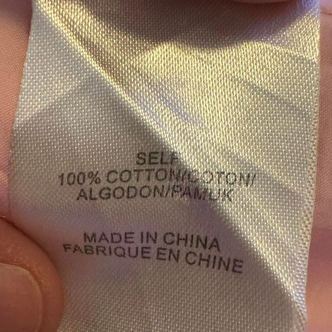 Tibi Pink Cotton Blouse Women’s Size M Elbow Sleeve Boxy Top - Image 8