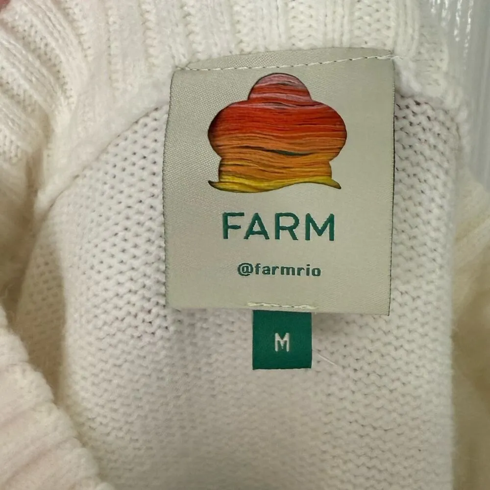 Farm Rio Surreal Garden Knit Sweaterdress M - Image 6