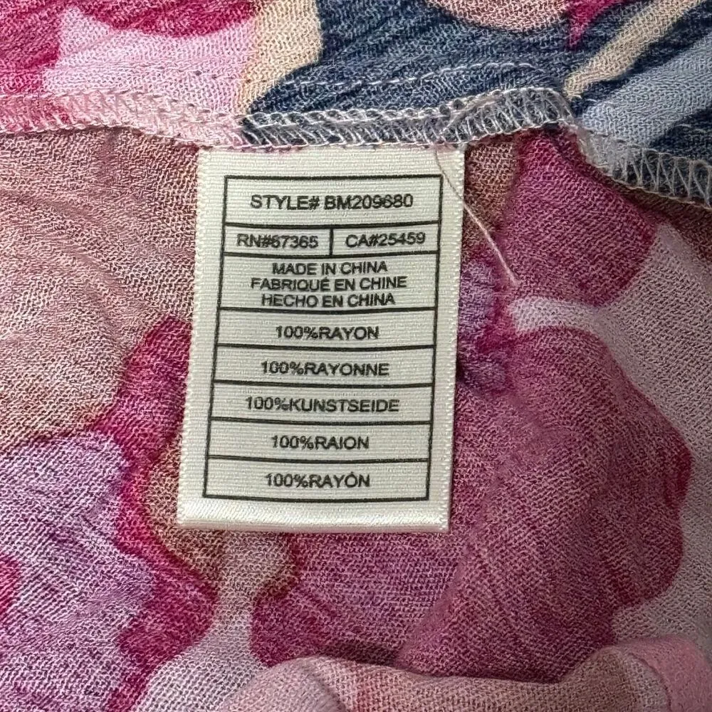 BB DAKOTA STEVE MADDEN Smocked Floral Ruffle Pull On Stretch Skirt NWT XXL 2XL - Image 7