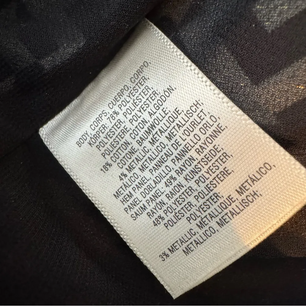 Anthropologie Maeve Tilde Metallic Polka Dot Mini Dress Navy Size S - Image 11