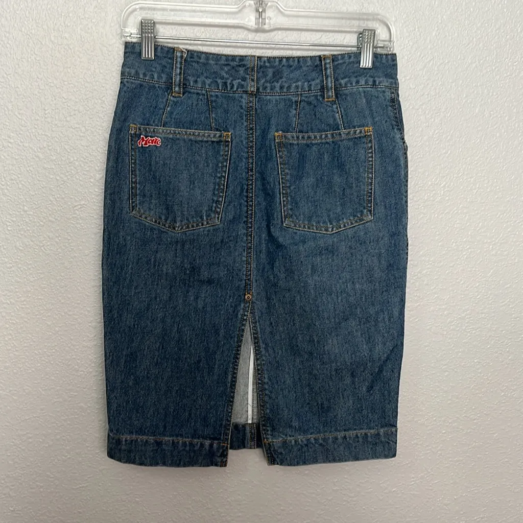 Marc Jacobs Denim Mini Skirt Size 4 - Image 6