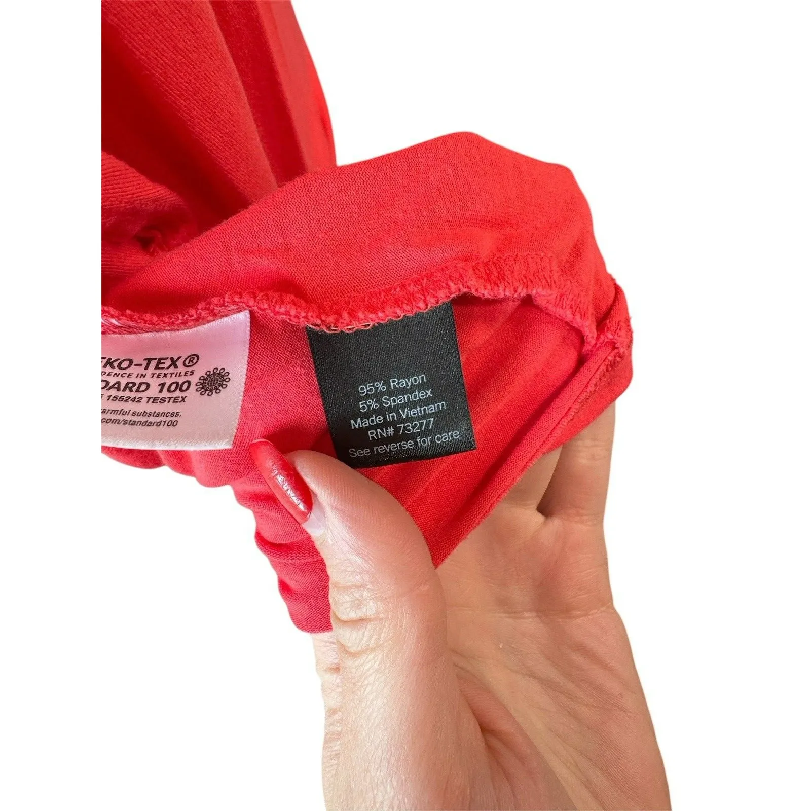 Simply Vera Vera Wang Top Size XXL Coral Women’s Blouse Retail $30 NWT - Image 6