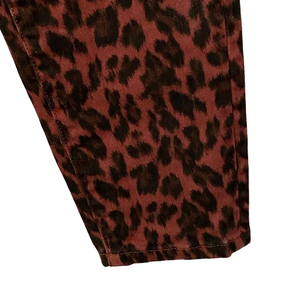 Soft Surroundings Womens The Ultimate High‎ Rise Leopard Skinny Jeans Size 6 - Image 4