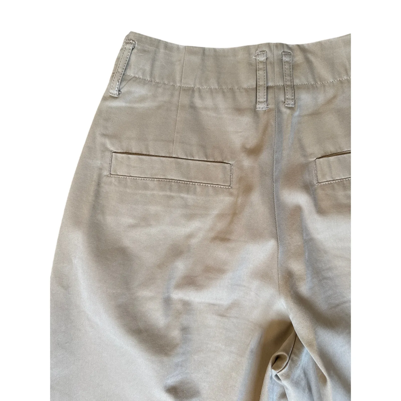 Journal Standard relume Khaki Chino Wide Leg Culottes Pants Size 34 US 2 Tan - Image 4