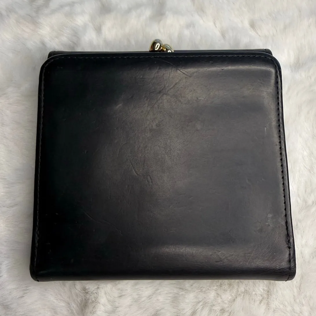 Vintage Coach Black Kisslock Med Wallet - Image 2