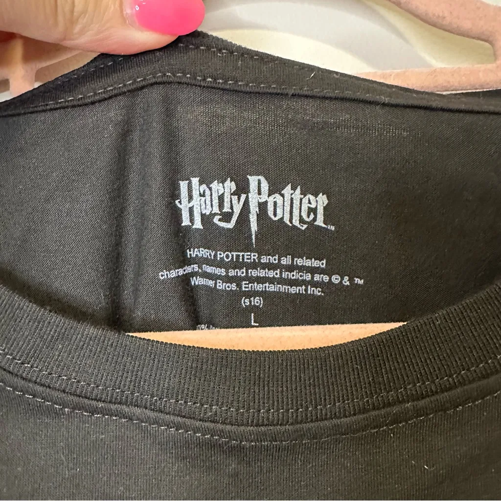 NWT harry potter i solemnly swear that i am up to no good tshirt size large Black - Image 2