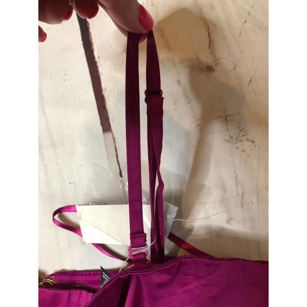 Strapless fuschia Night Out Size 8 Dress from New York & Co - Image 96