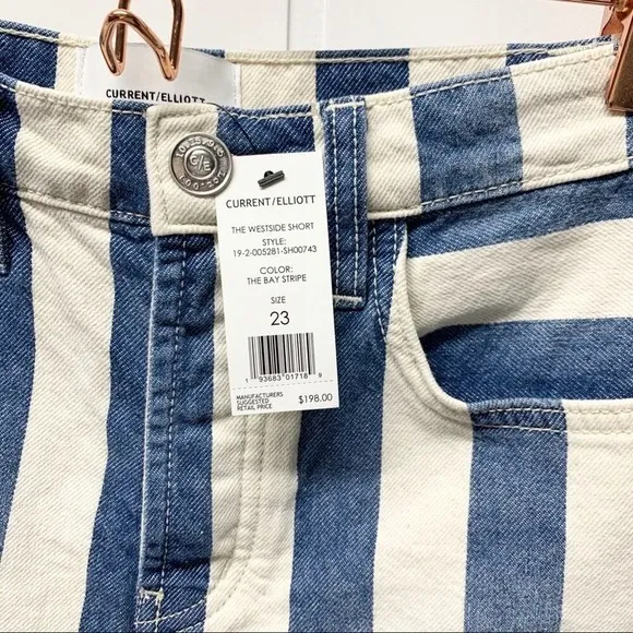 Current/Elliott The West Side‎ Shorts Size 23 NEW - Image 3