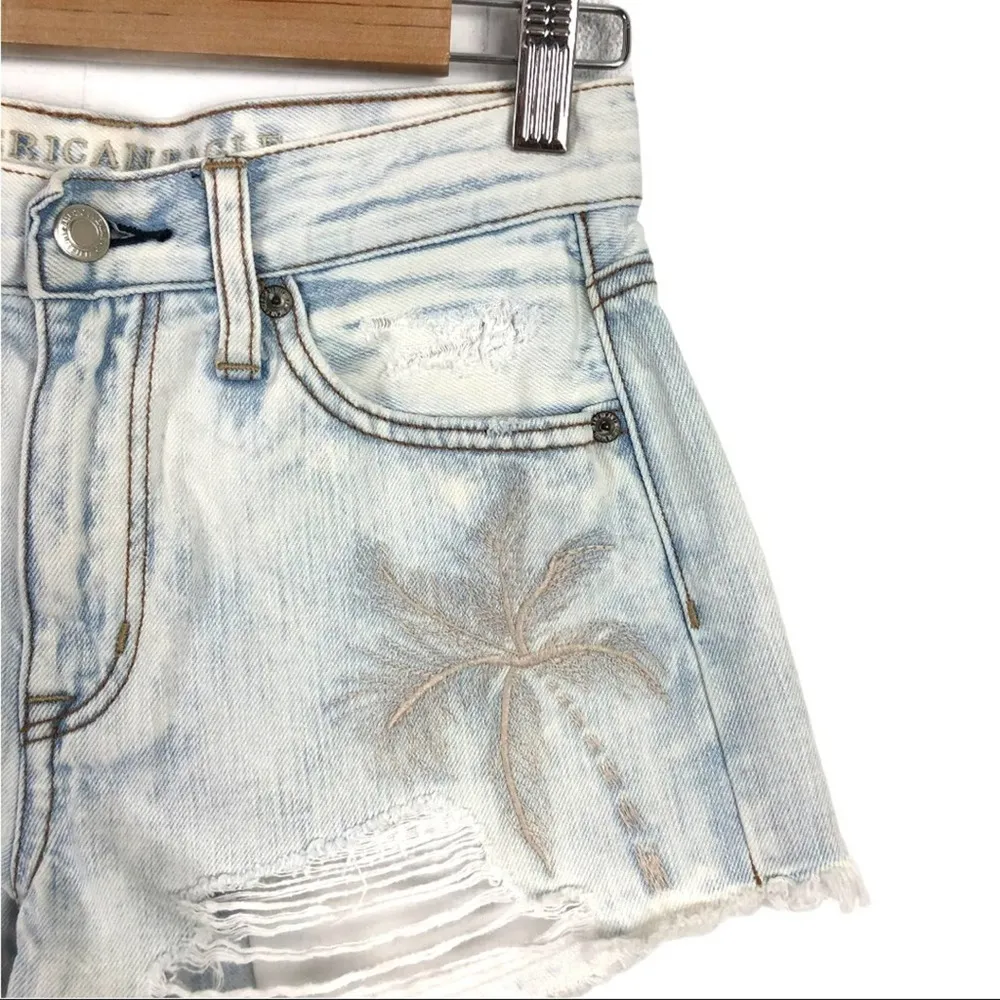 American Eagle Outfitters Vintage Hi-Rise Festival Boho Shorts Size 0 - Image 6