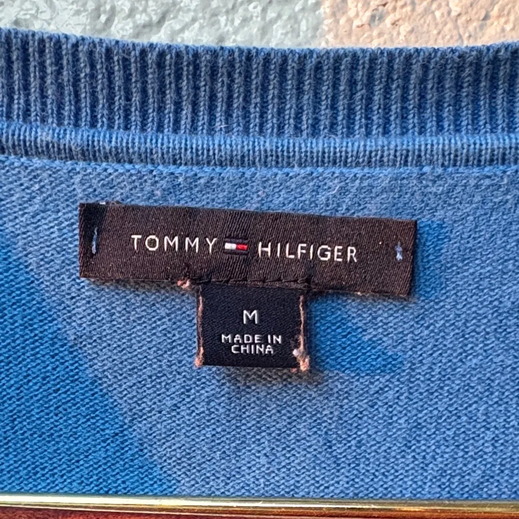 Tommy Hilfiger Blue Knit Sweater - Image 2