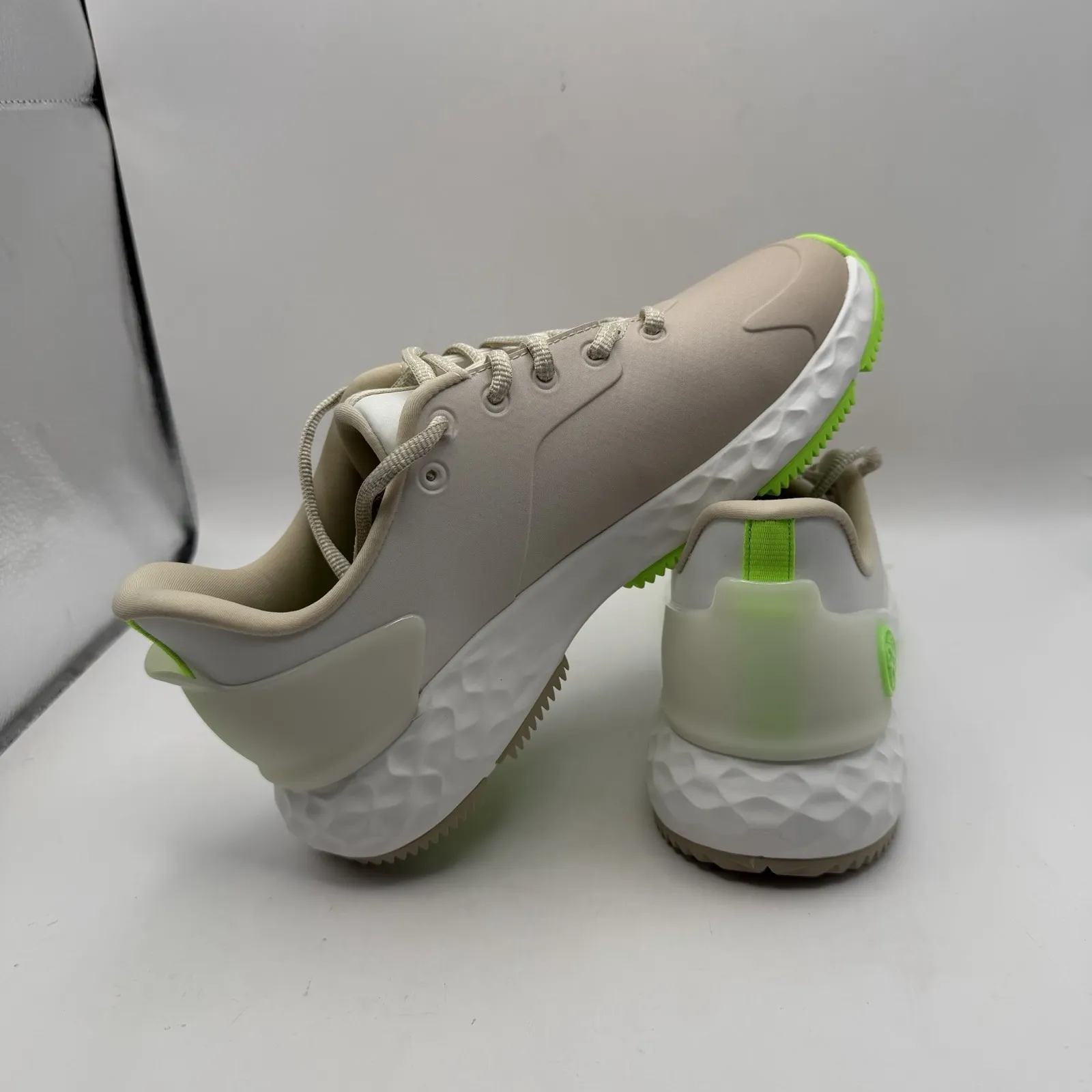 G/FORE GFORE MG4+ Gradient Golf Shoe Sneaker ⛳️ Women's 9.5 ⛳️ Khaki Tan Green - Image 5