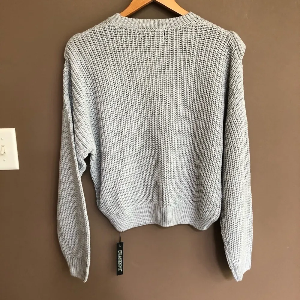NWT Blank NYC Gray Rum & Ruffles‎ Sweater Medium - Image 8