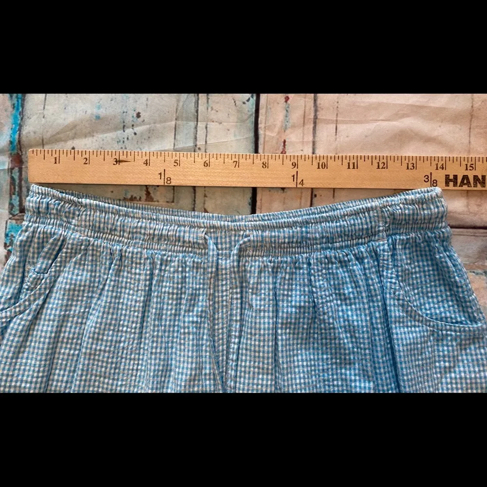 Cappagallo Petite Blue & White Capri Pants Set Size undefined - Image 6