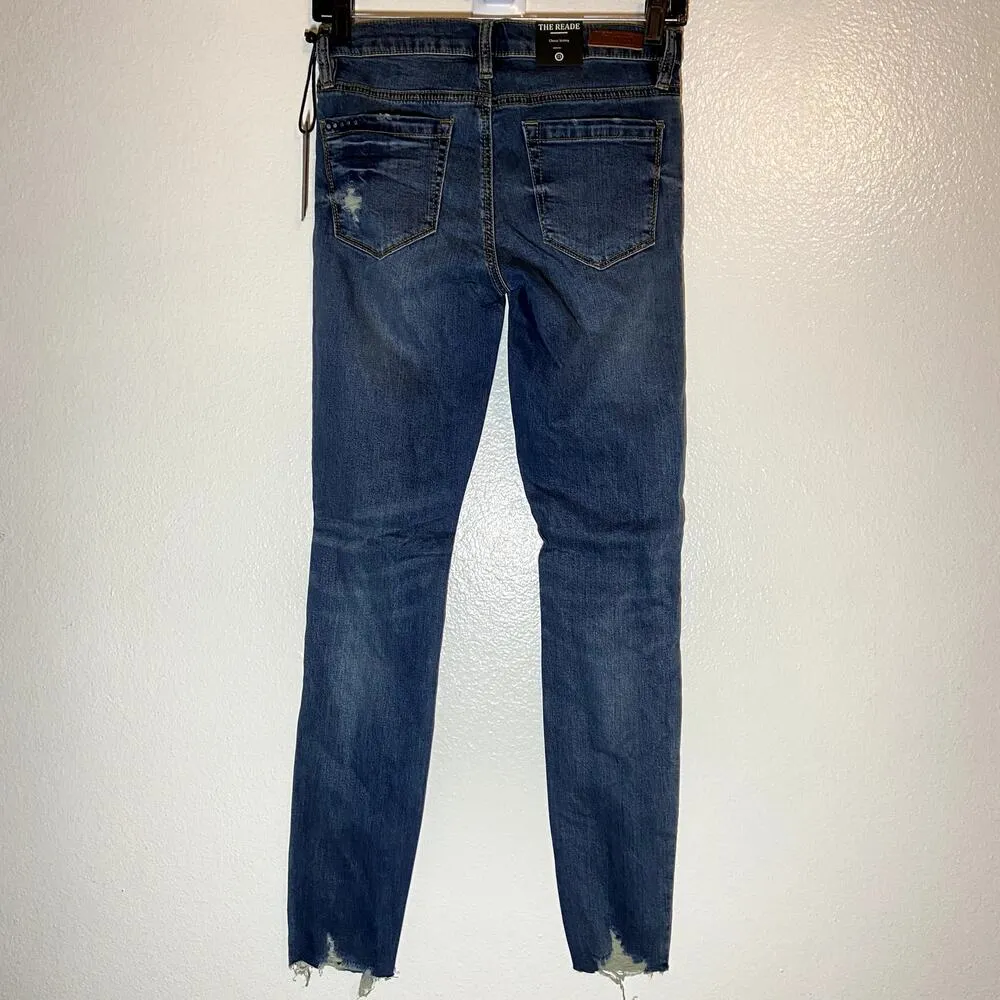 Blank NYC The Reade Classic Straight Crop Medium Wash NWT 25" - Image 6