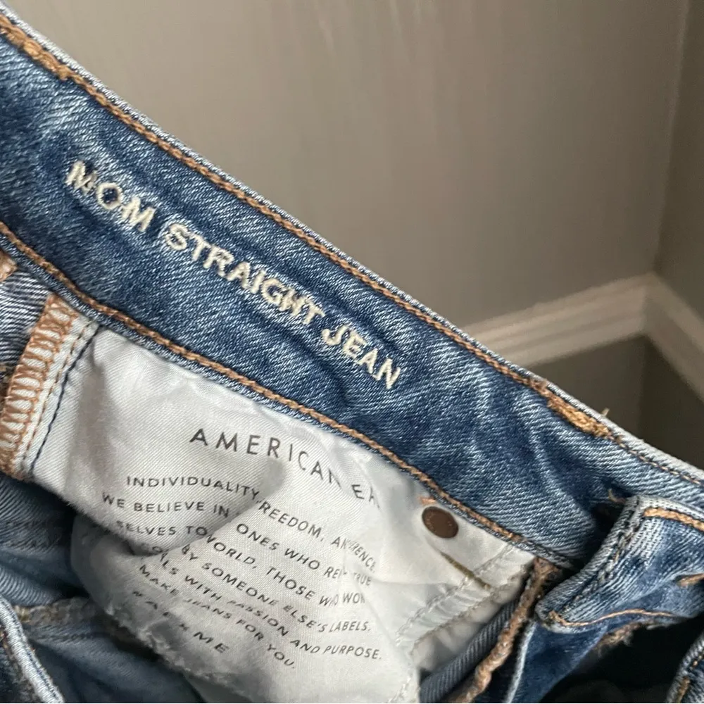 American Eagle Mom Straight Jeans Womens size 0 - Image 7