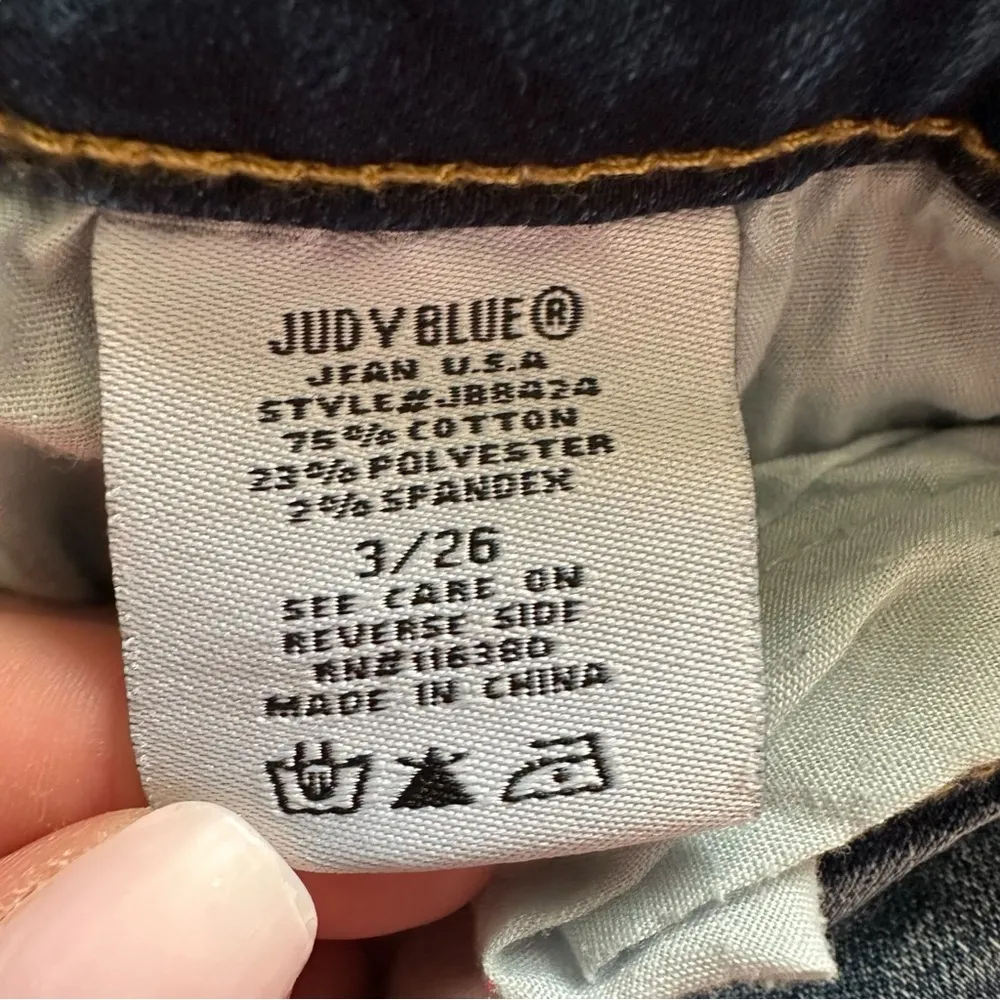 Stretch Distressed Skinny Jeans With Mexican Baja Exposed Fabric 26 - Image 9