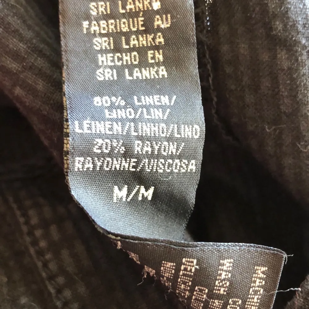 Lucky Brand pinstriped linen shorts romper - Image 6