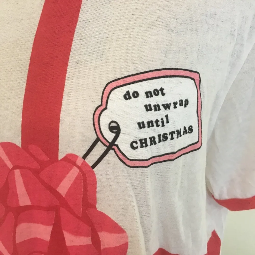 Wildfox “Do Not Unwrap Until Christmas” Tee - Image 5