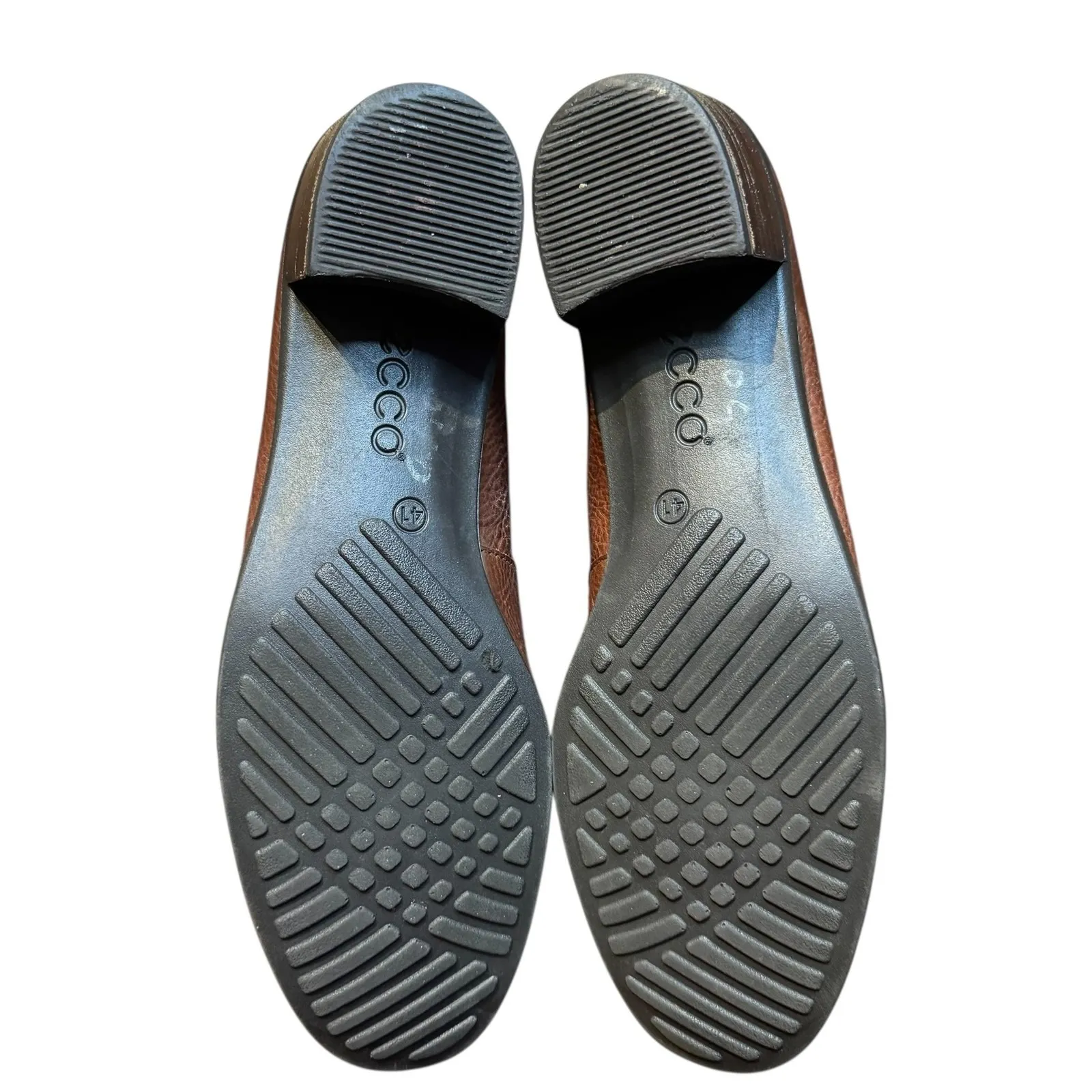 ECCO Shoes Womens Size 41 Brown Leather Penny Loafer Slip‎ On Comfort Low Heel - Image 8