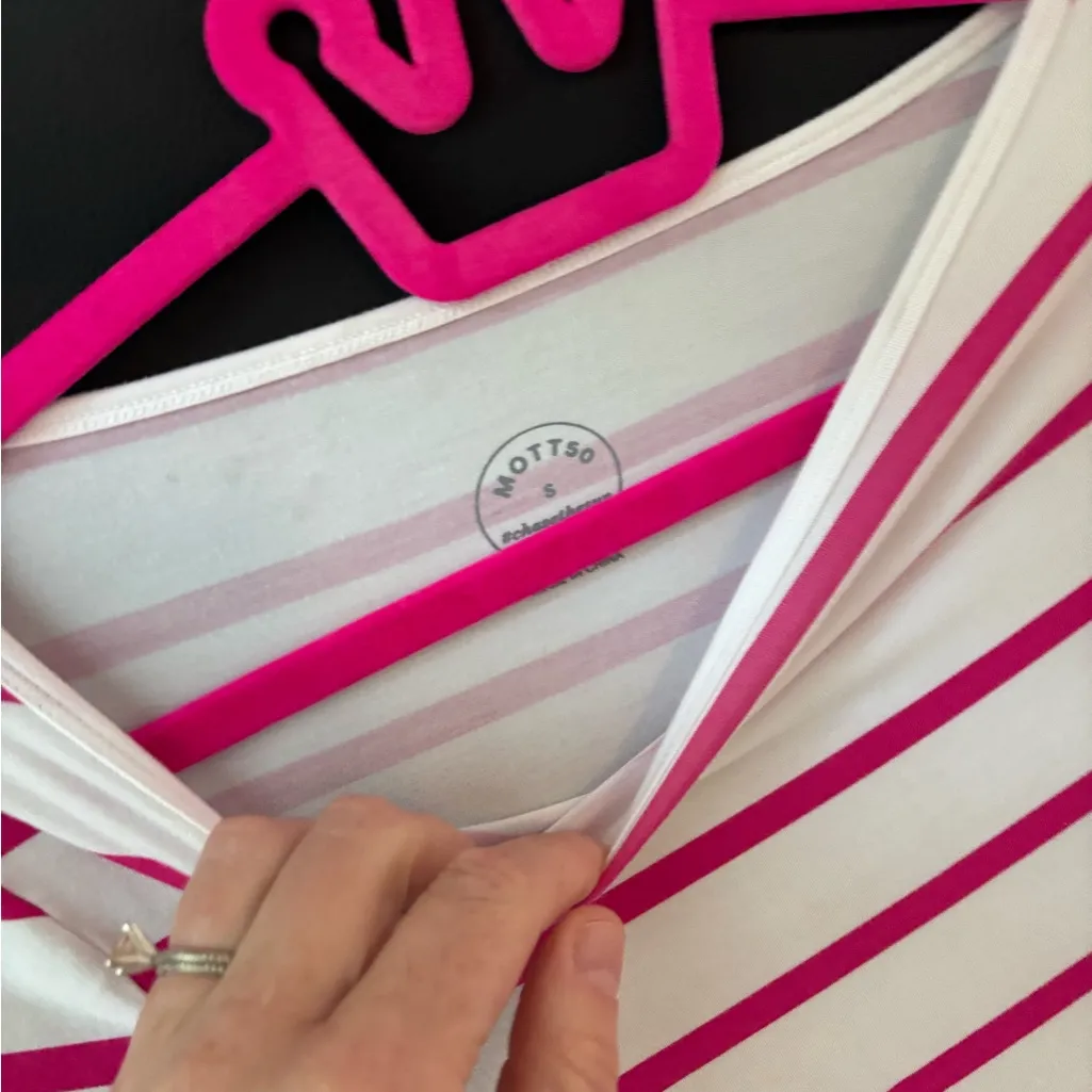 Coolibar Mott 50 SPF Striped Dress White - Image 5