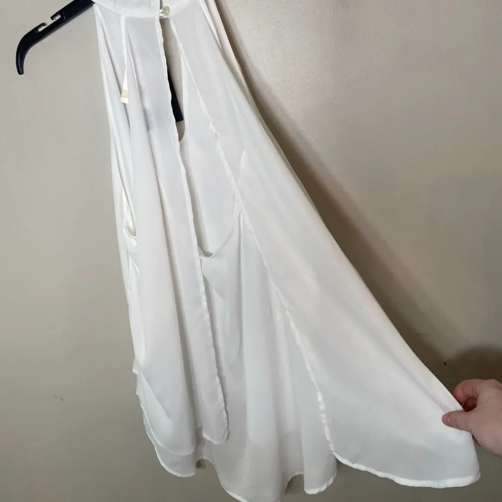 NWT Want and Need White Sleeveless Blouse - Image 6
