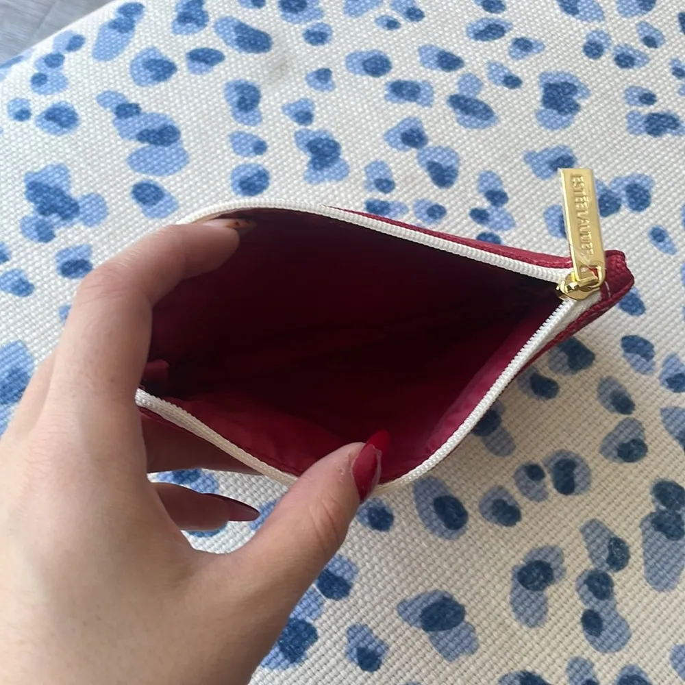 Estée Lauder Red Cosmetic Pouch - Image 3