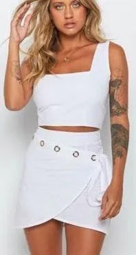Beginning Boutique 	Amelia Eyelet Two Piece Set - Image 3