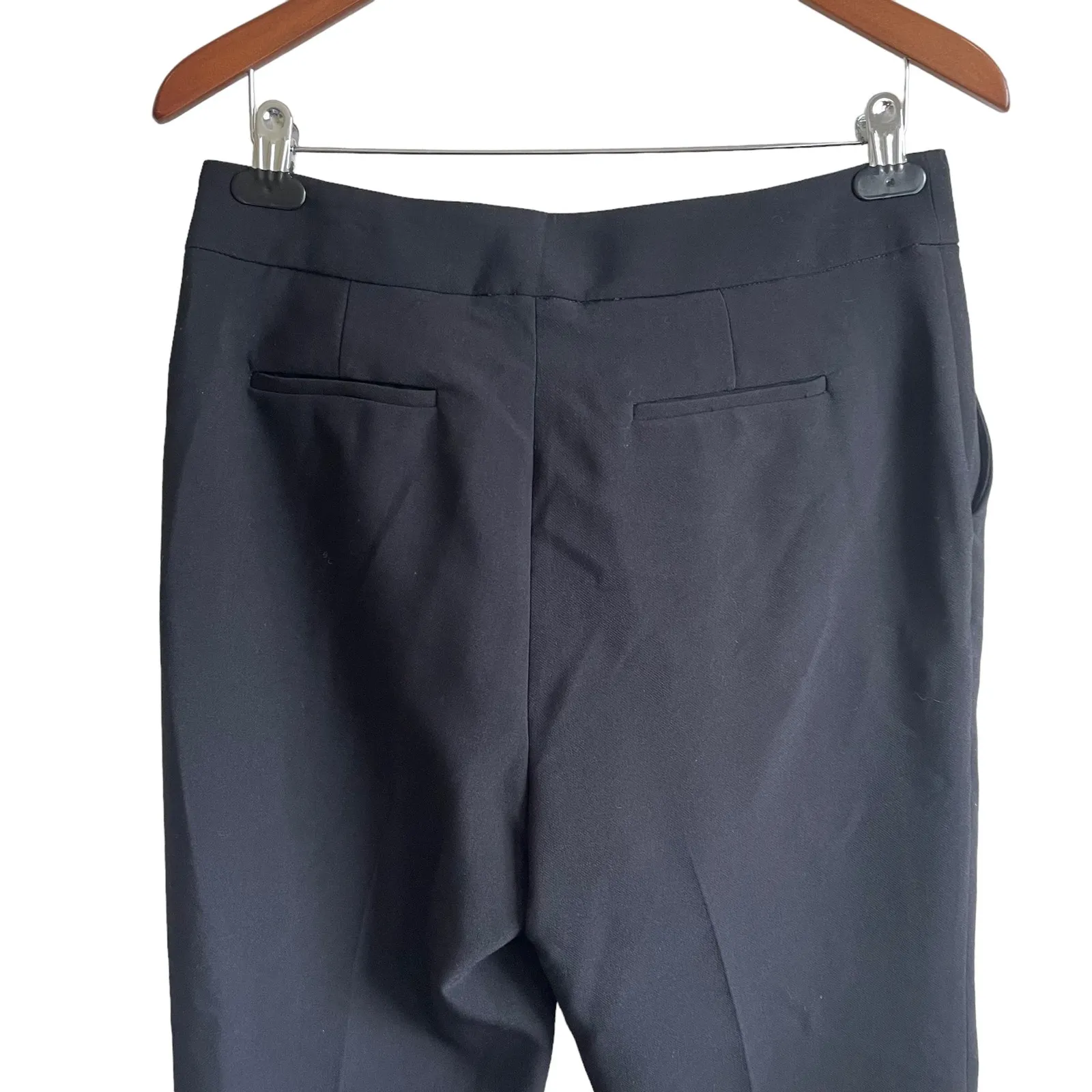 Vince Camuto Women Pants 8 Black‎ Tapered Leg Stretch Pockets Comfort Workwear - Image 4