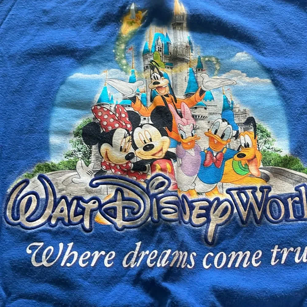 Small  tshirt in blue. Good used condition. - Image 2