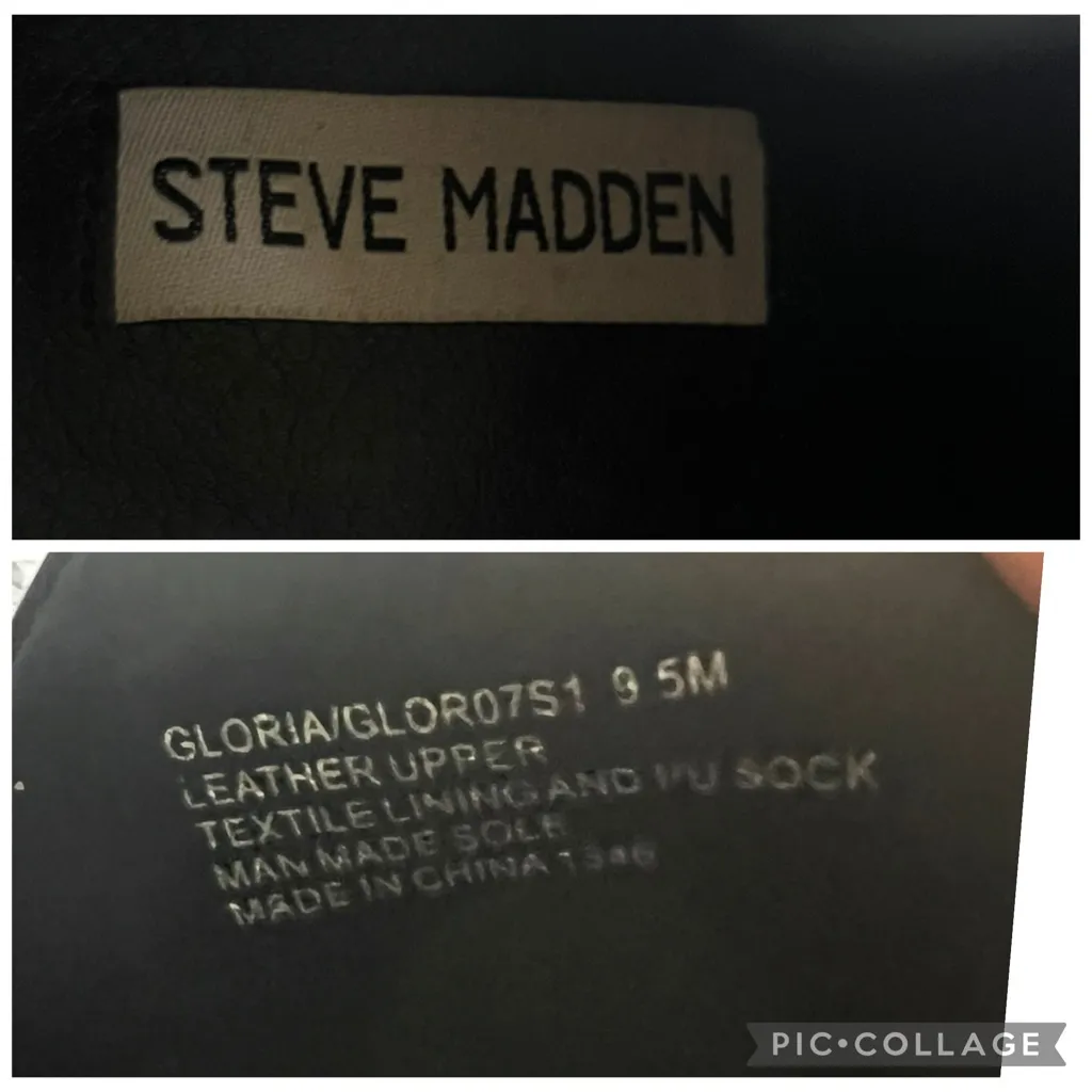 Steve Madden Gloria Black Studded Leather Cutout Booties 9.5 - Image 16