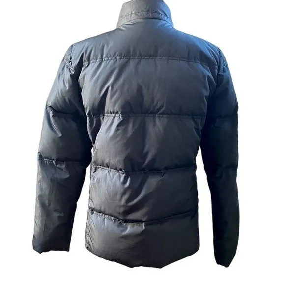 Lacoste Puffer Jacket Full Zip Black Winter Warm Coat Down & Feather FIll Medium - Image 2