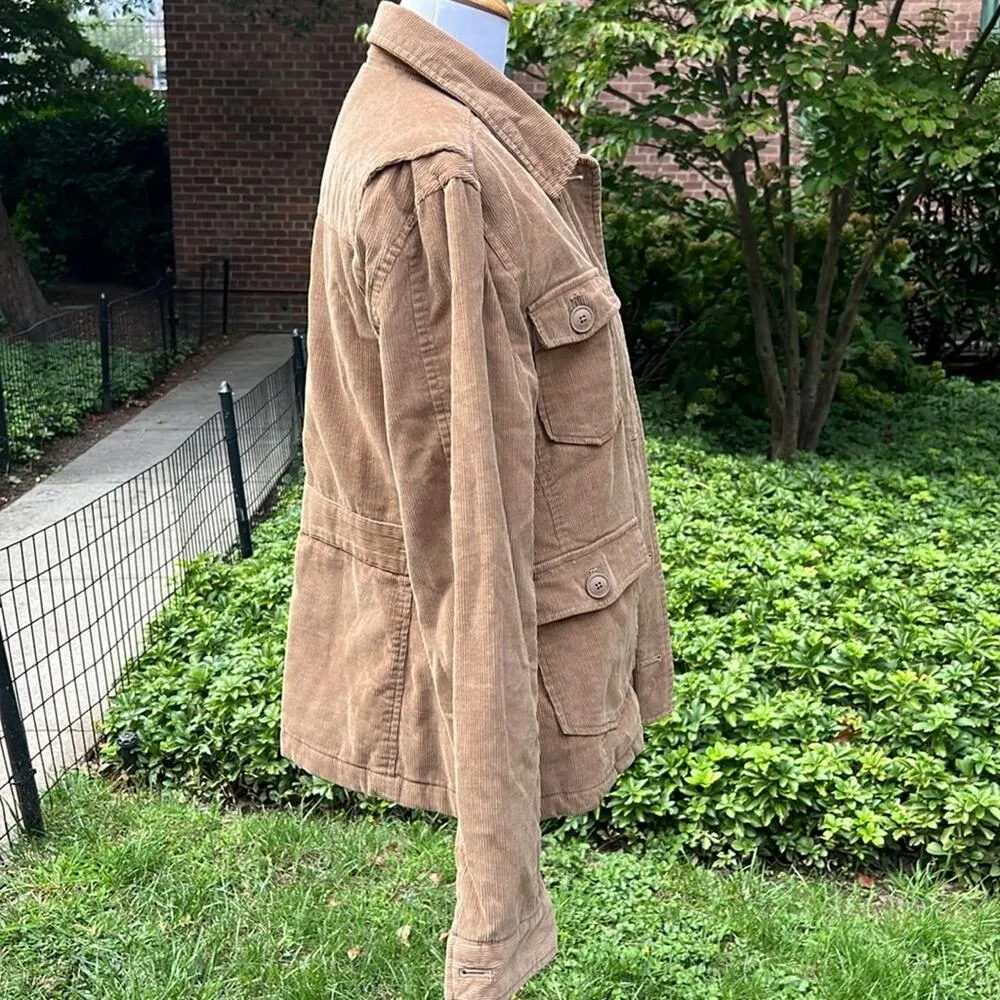 Levi’s Vintage Brown Corduroy Quilted Coat - Image 3