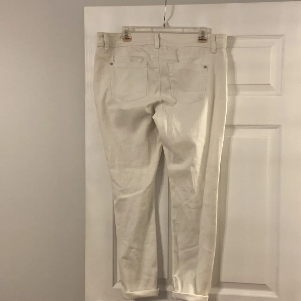 Indigo Rein Ankle White Jeans Pants size 15 R brand new with tags inseam 27” - Image 9