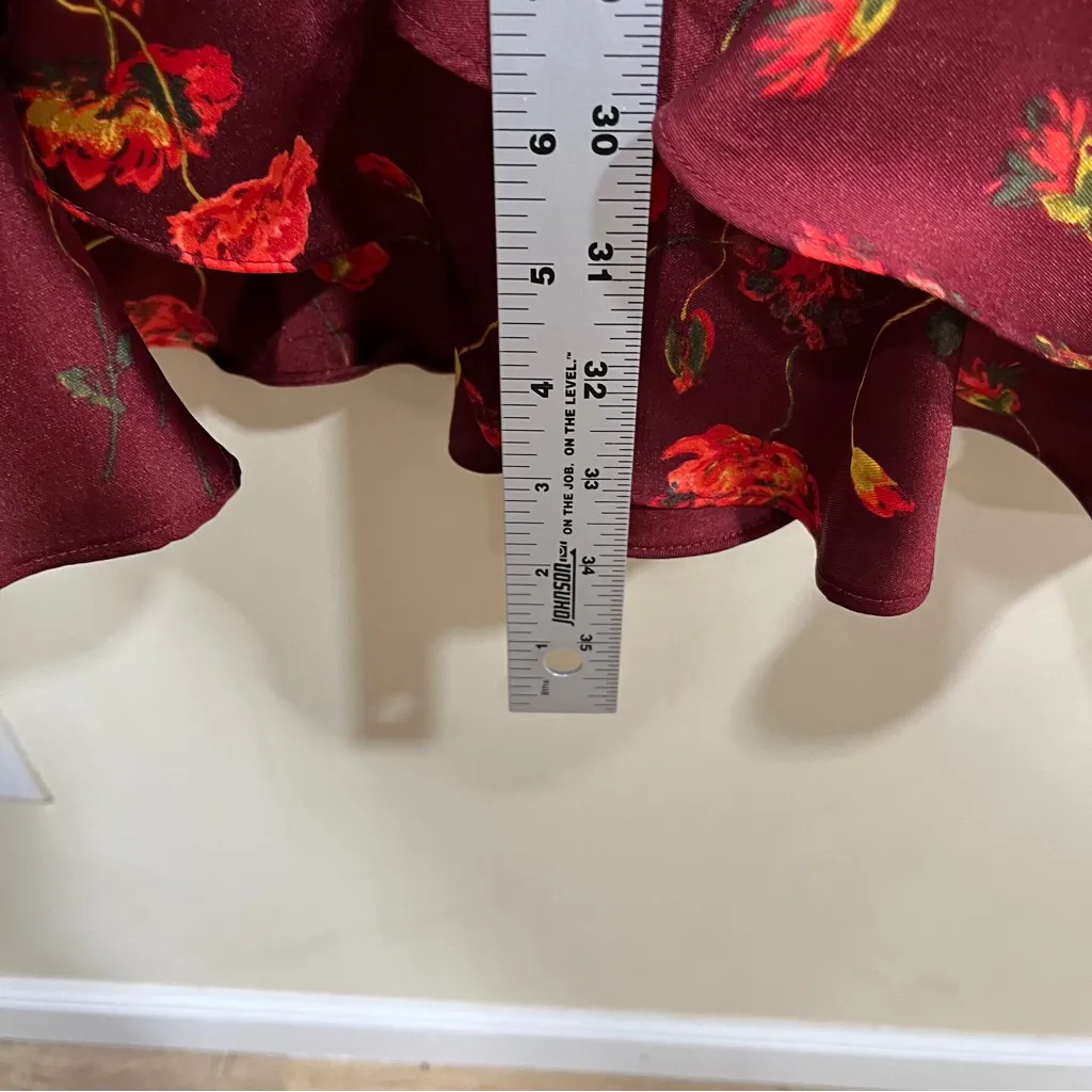 NWT Cinq A Sept Dresses Cino Sept Alice Mini Dress Color Rhubarb Multi /Size 2 - Image 4