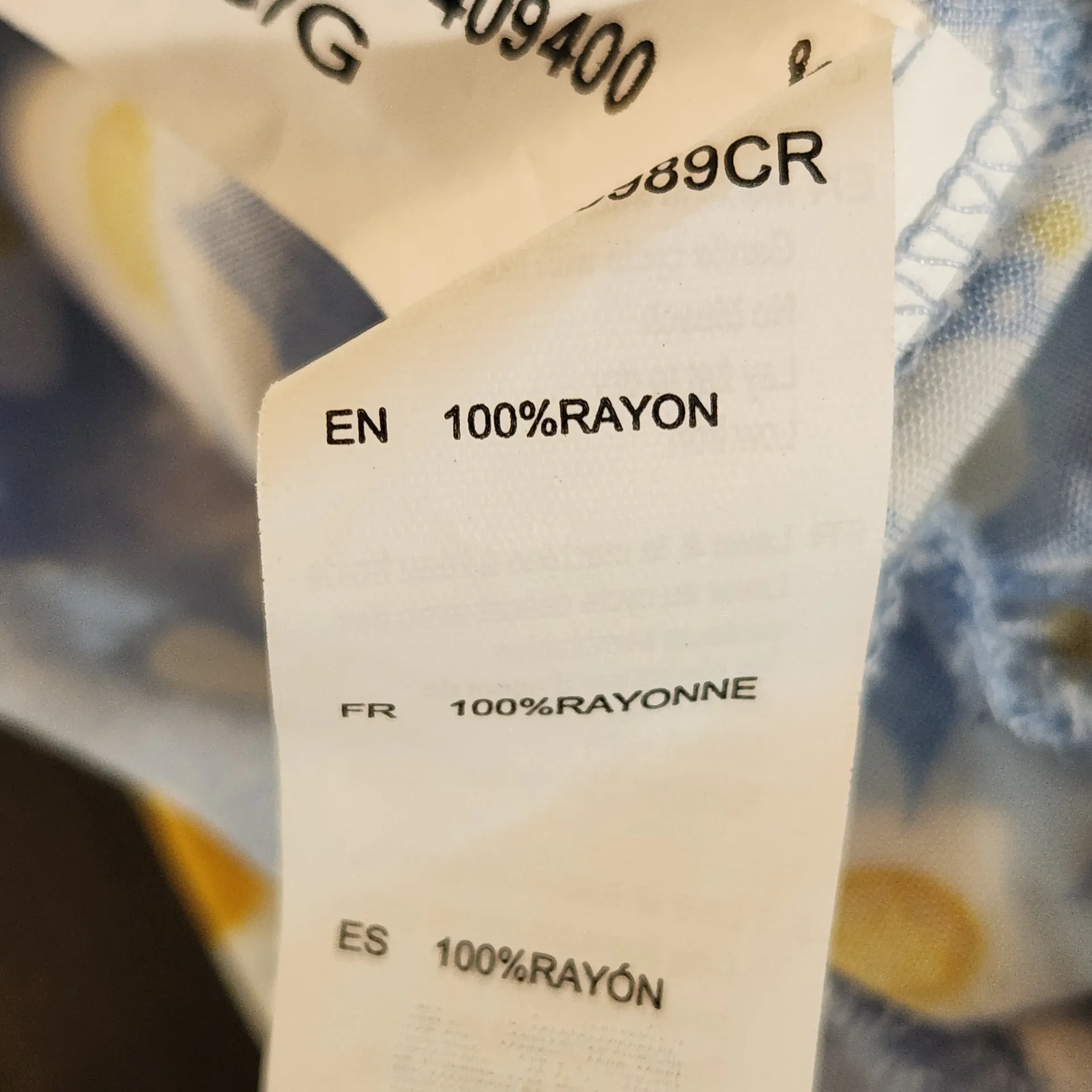 Birch & Stone Blue Floral High Low Boho Dress with Cut - Image 9