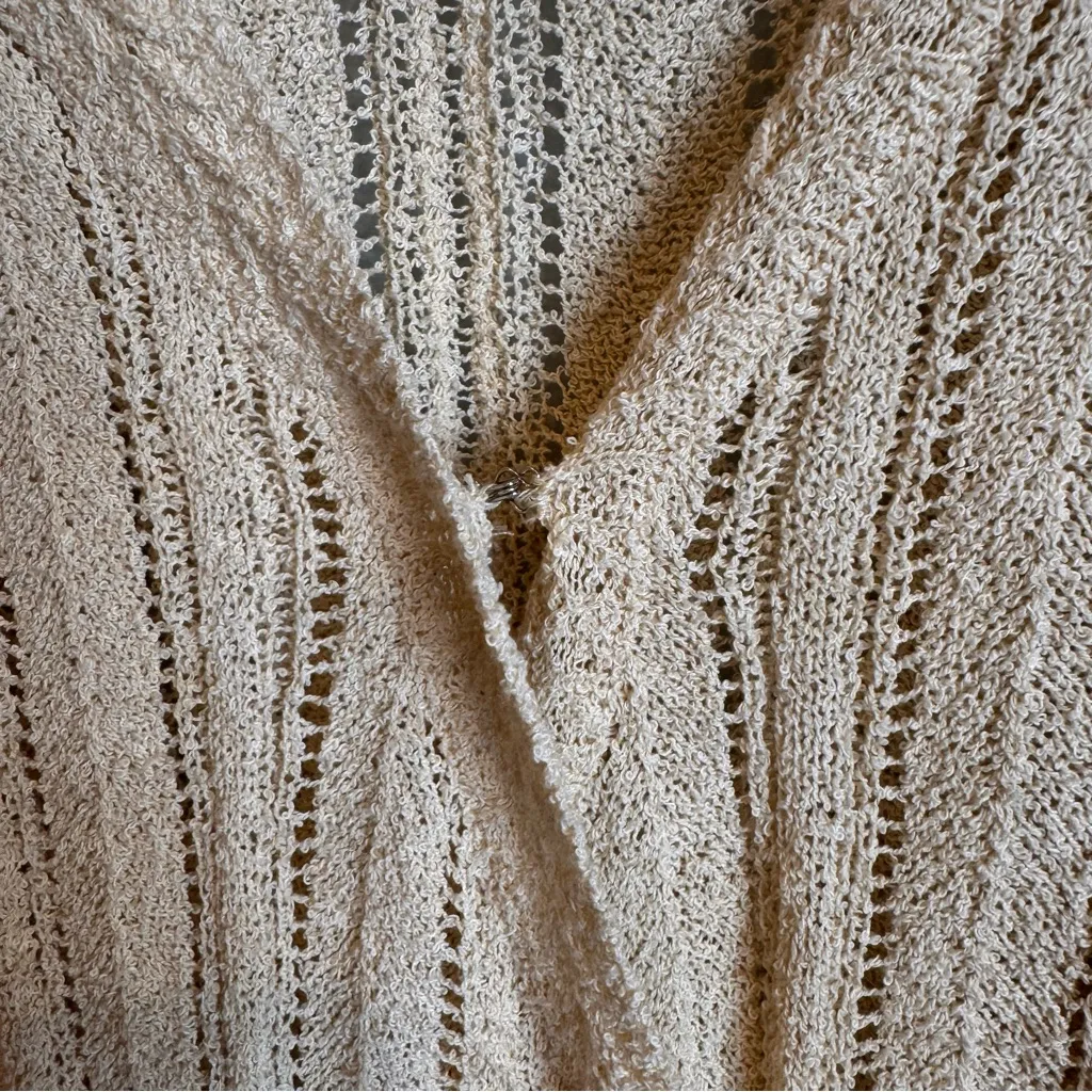 ASTR the label Pointelle Wrap Style Sweater Size L - Image 5