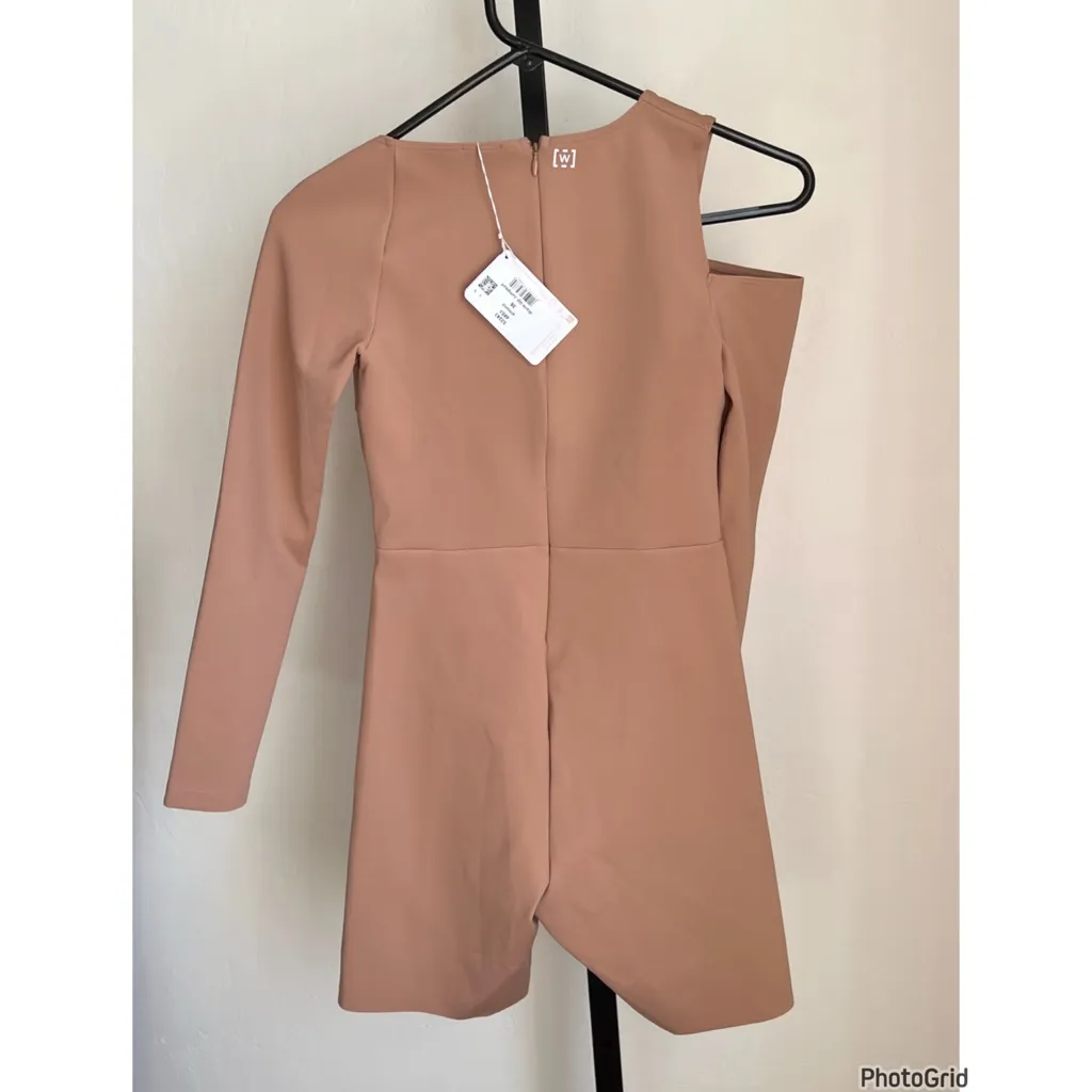 Wolford Warm Up Jumpsuit Size 36 / XS New With Tags Almond Tan - Image 3