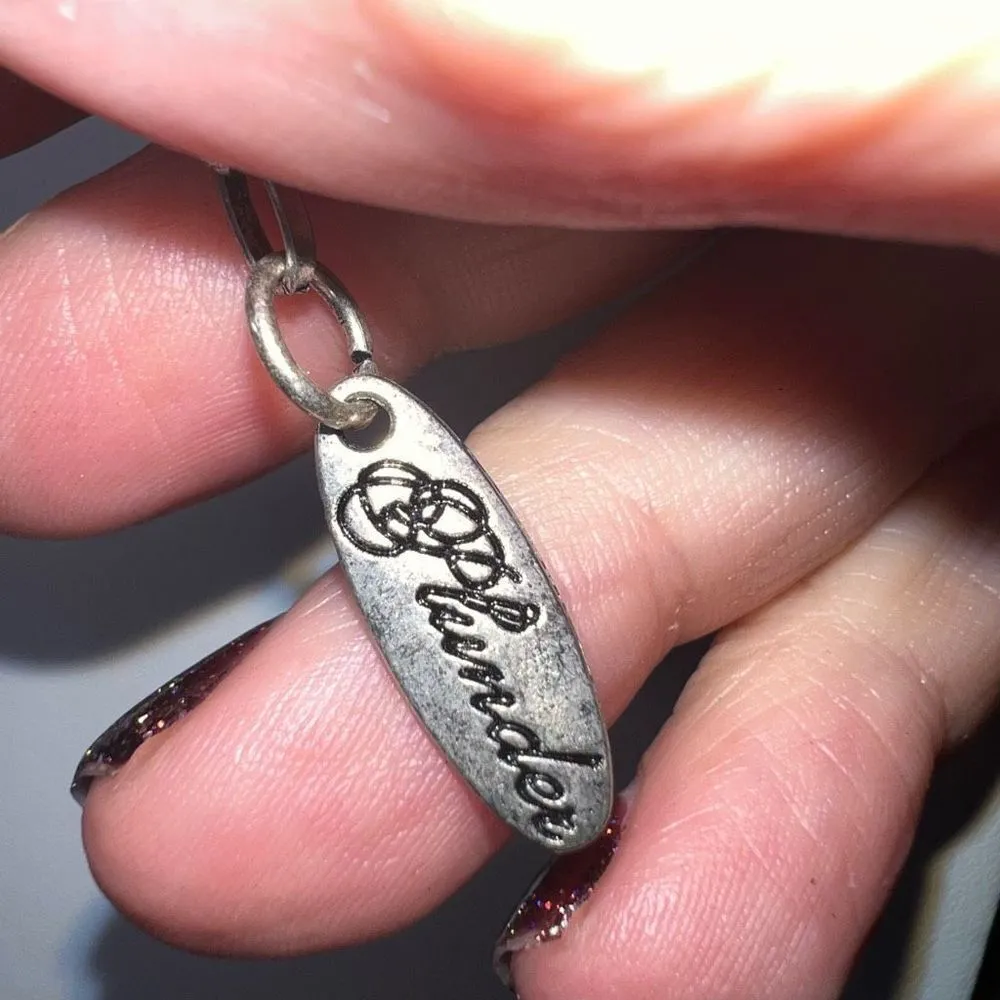 Plunder Chunky Silver Tone Knot Station Necklace - Image 5