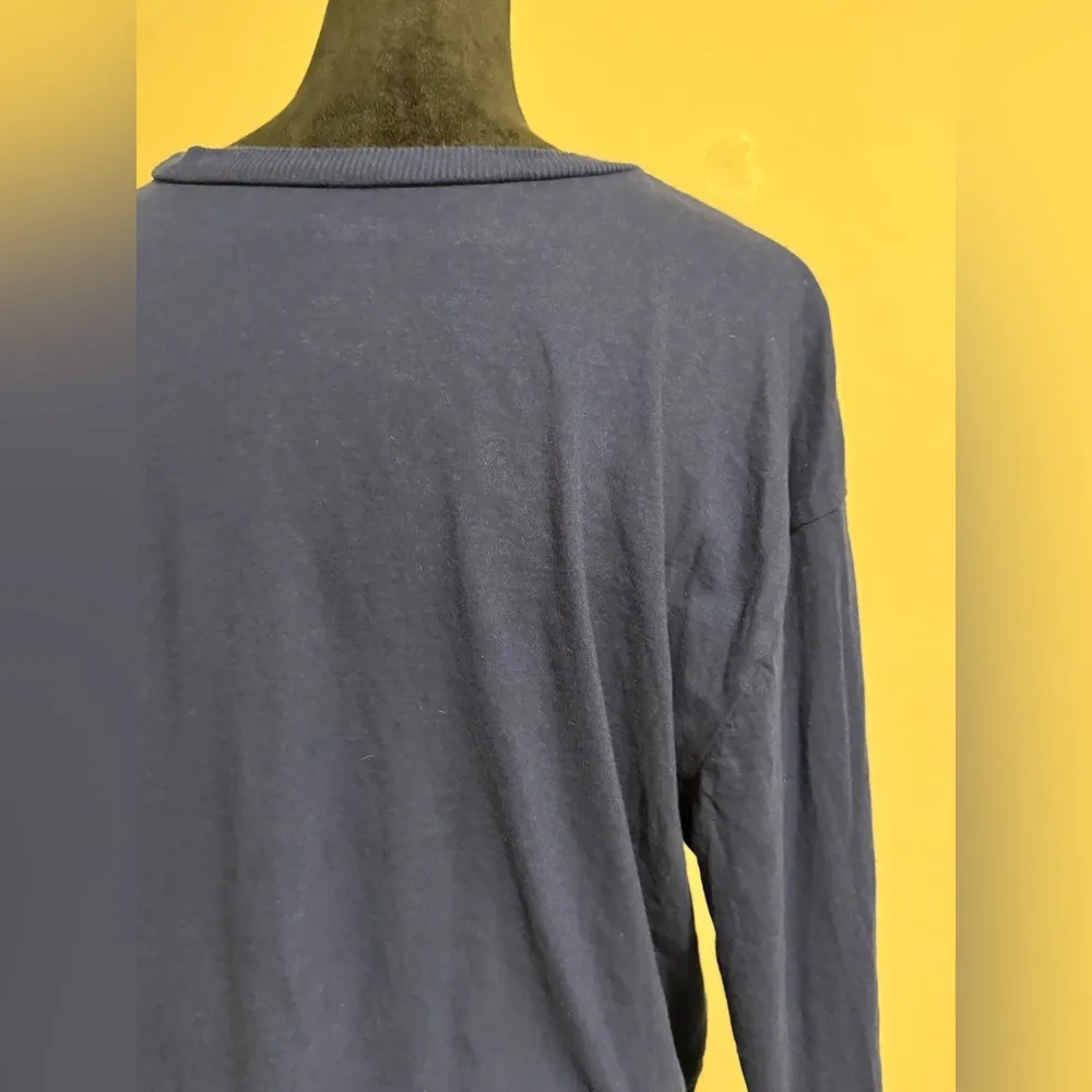 EUC Arizona Jean Co Blue Get Lost Graphic Long Sleeve Sweater size XXL - Image 7