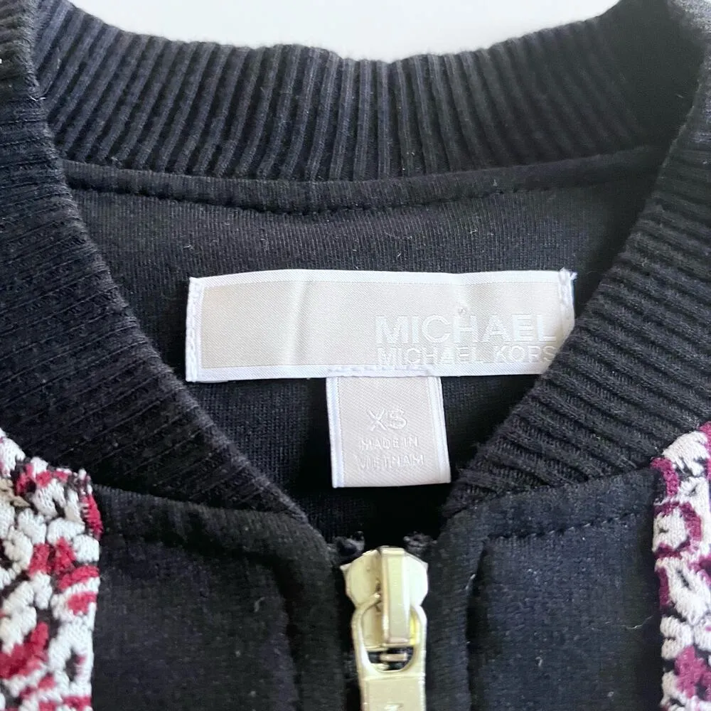 Michael Kors Paisley Jacquard Zip Jackets XS - Image 5