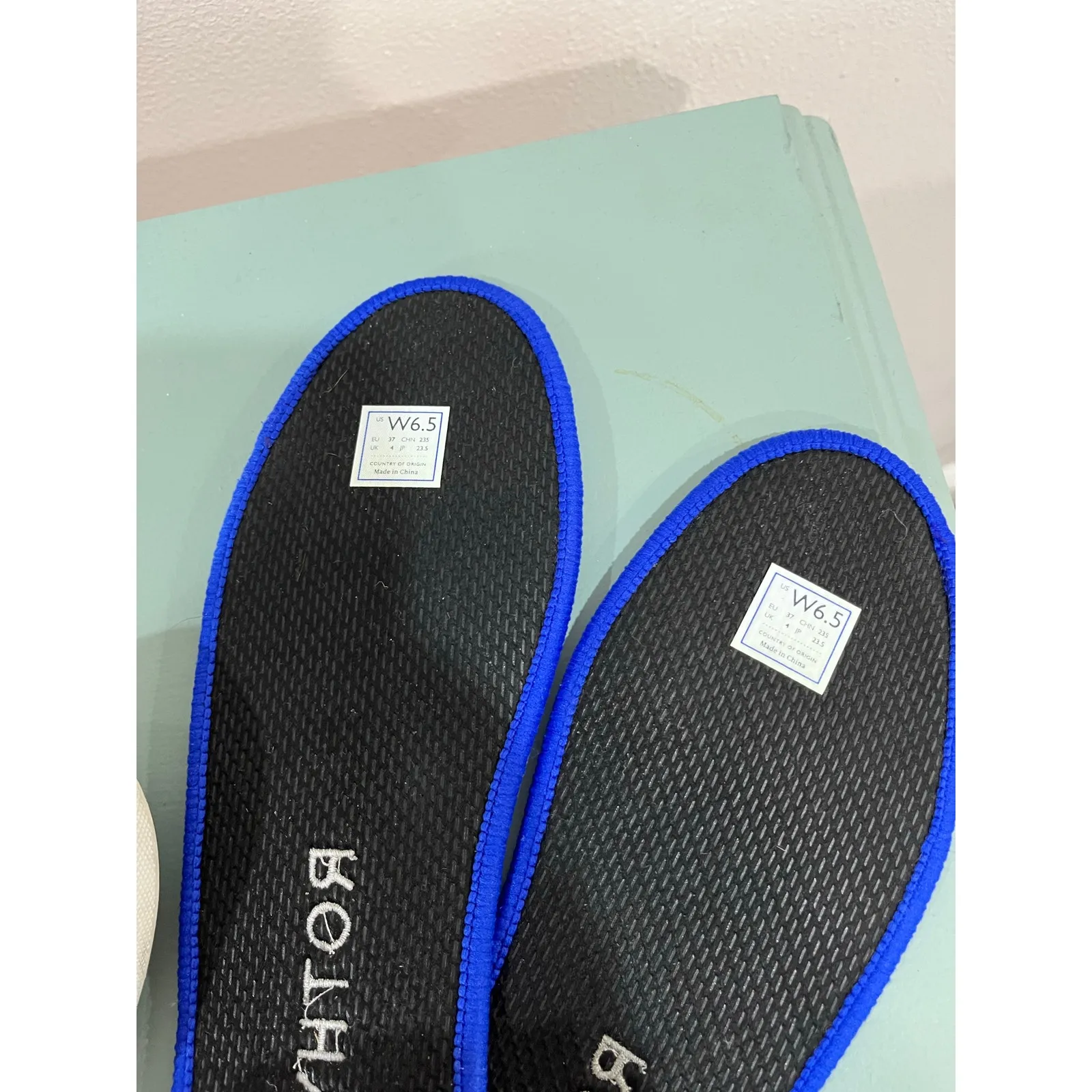 Rothys Slip-On Sneakers Women’s 6.5 Gray Camo Washable Eco Shoes - Image 10